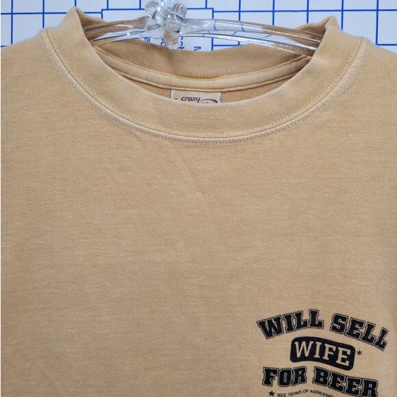 Crazy Shirts Y2K Hawaii Beer-Dyed Tee – Vintage‎ Graphic Surf Style - Picture 6 of 14